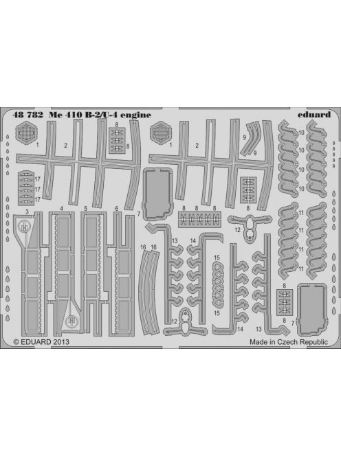 Eduard - Me 410B-2/U-4 engine for Meng 