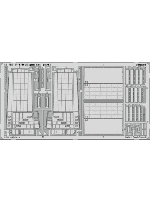 Eduard - P-47D-25 gun bay for Eduard 