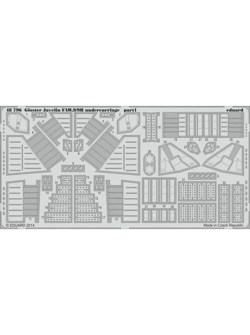 Eduard - Gloster Javelin FAW.9/9R undercarri.f.Ai 