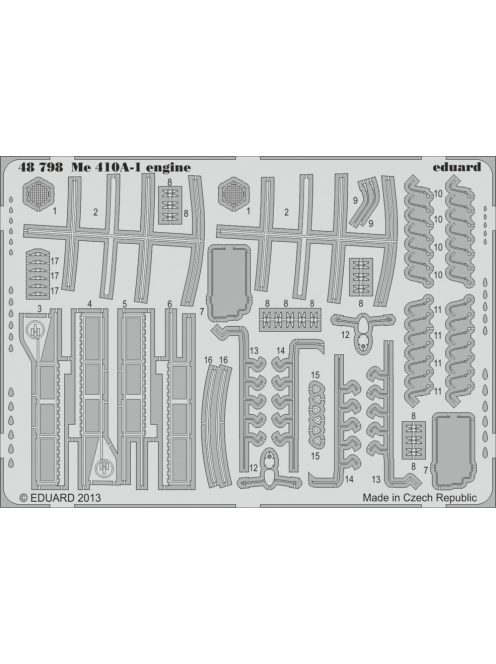 Eduard - Me 410A-1 engine for Meng 