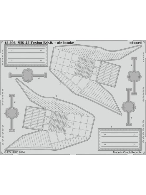 Eduard - MiG-25 Foxbat air intakes &F.O.D. f.K.Ha 