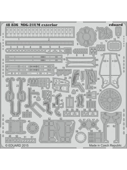 Eduard - MiG-21UM exterior for Trumpeter 