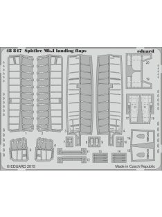 Eduard - Spitfire Mk.I landing flaps for Airfix 