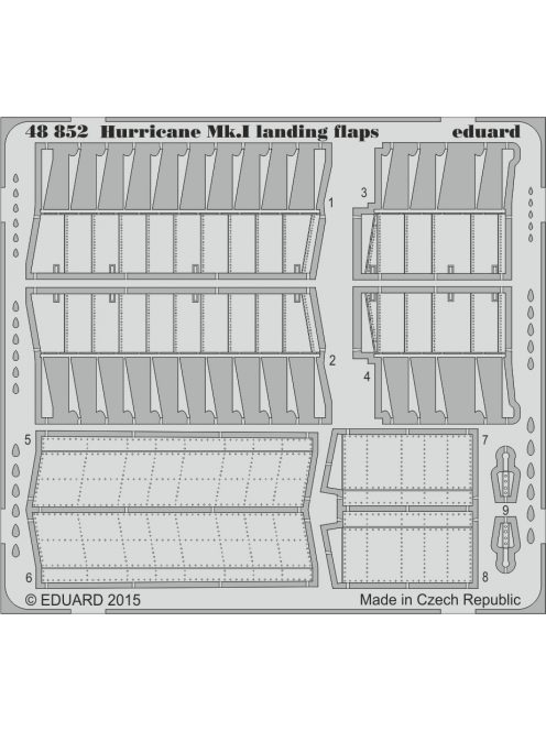 Eduard - Hurricane Mk.I landing flaps for Airfix 