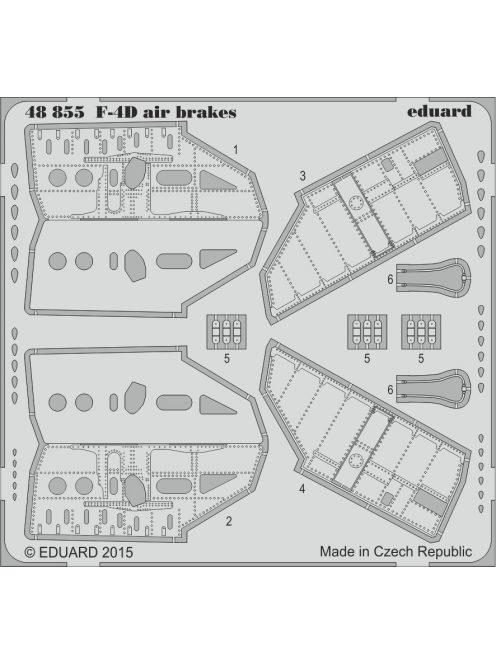 Eduard - F-4D air brakes for Academy 