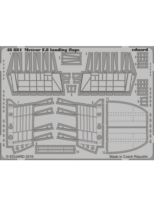 Eduard - Meteor F.8 landing flaps for Airfix 