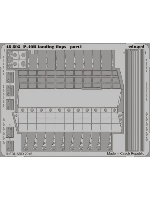 Eduard - P-40B landing flaps for Airfix 
