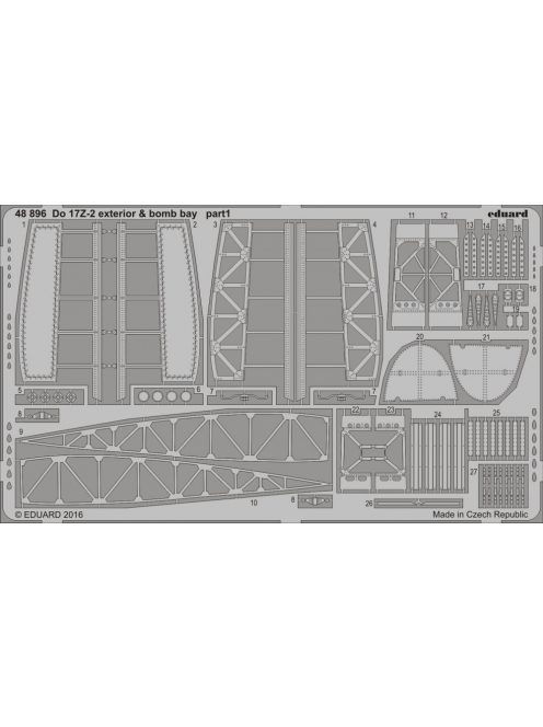 Eduard - Do 17Z-2 exterior &  bomb bay for ICM 