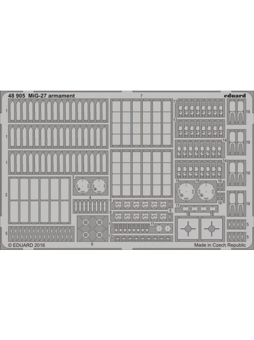 Eduard - MiG-27 armament for Trumpeter 