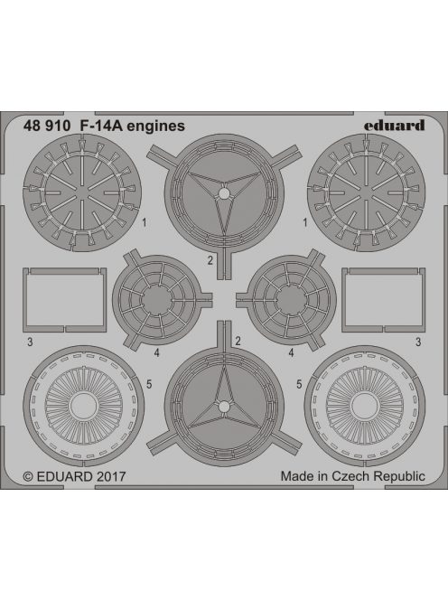 Eduard - F-14A engines for Tamiya 