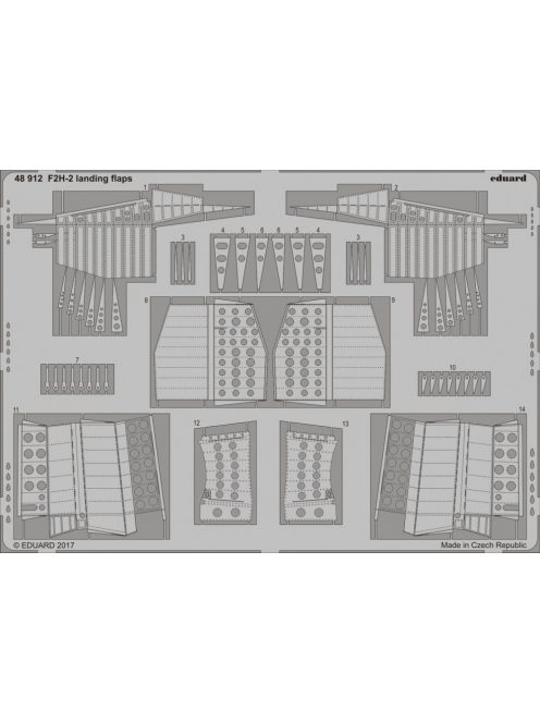 Eduard - F2H-2 landing flaps for KittyHawk 