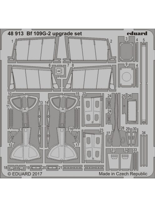 Eduard - Bf 109G-2 upgrade set for Eduard 