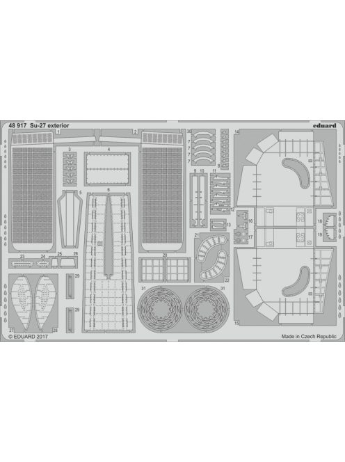 Eduard - Su-27 exterior for Hobby Boss 