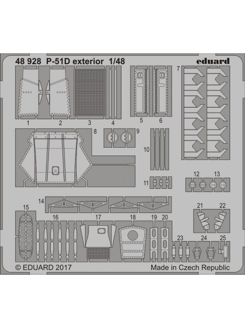 Eduard - P-51D exterior for Meng 