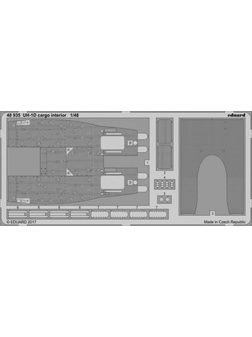 Eduard - UH-1D cargo interior for Kitty Hawk 