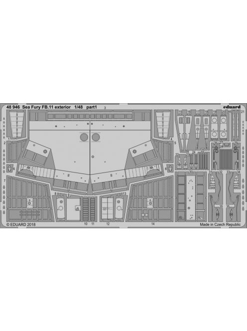 Eduard - Sea Fury FB.11 exterior for Airfix 