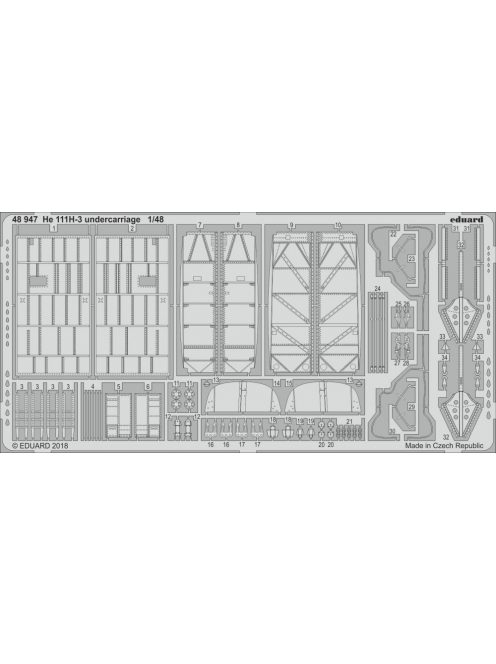 Eduard - He 111H-3 undercarriage for ICM 