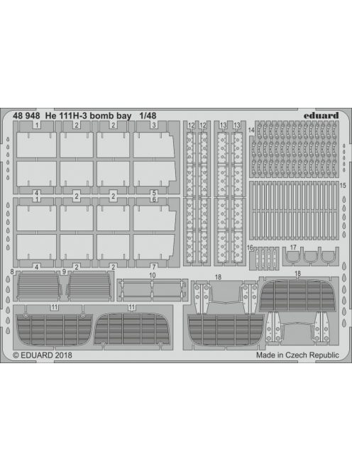 Eduard - He 111H-3 bomb bay for ICM 