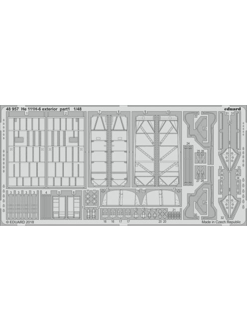 Eduard - He 111H-6 exterior for ICM 