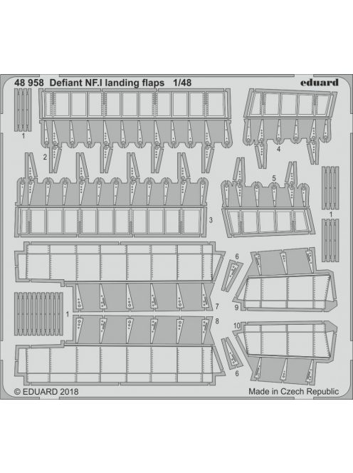 Eduard - Defiant NF.I landing flaps for Airfix 