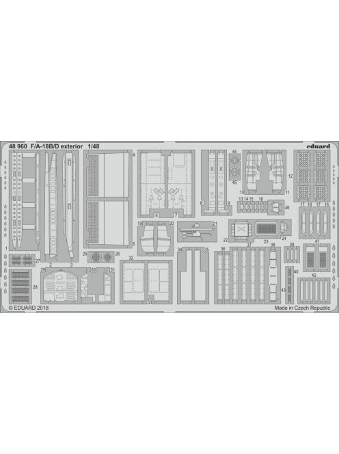 Eduard - F/A-18B/D exterior for Kinetic 