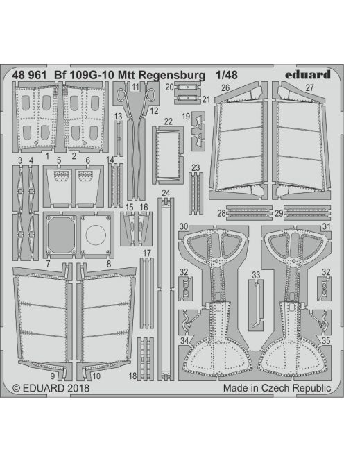 Eduard - Bf 109G-10 Mtt Regensburg for Eduard 