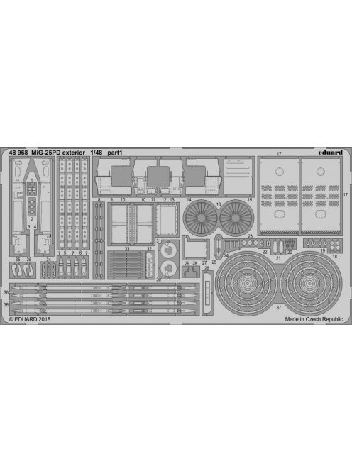 Eduard - MiG-25PD exterior for ICM 