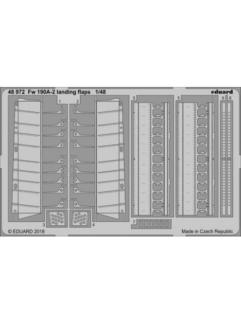Eduard - Fw 109A-2 landing flaps for Eduard 