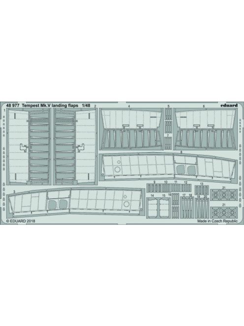 Eduard - Tempest Mk.V landing flaps f.Eduard 