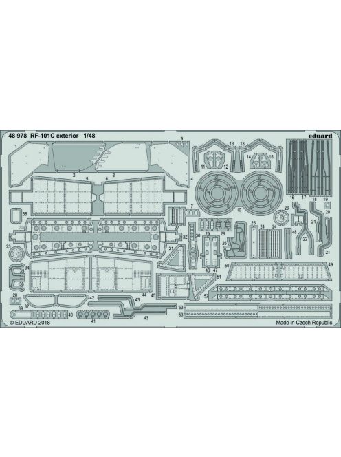 Eduard - RF-101C exterior for Kitty Hawk 