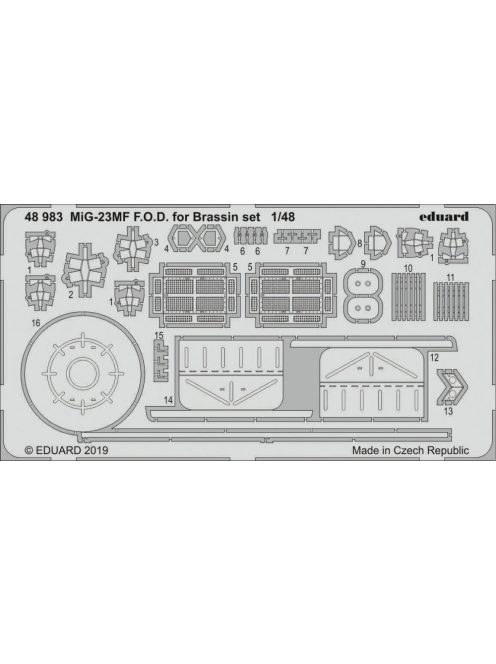 Eduard - MiG-23MF F.O.D. for Brassin Set f.Eduard 