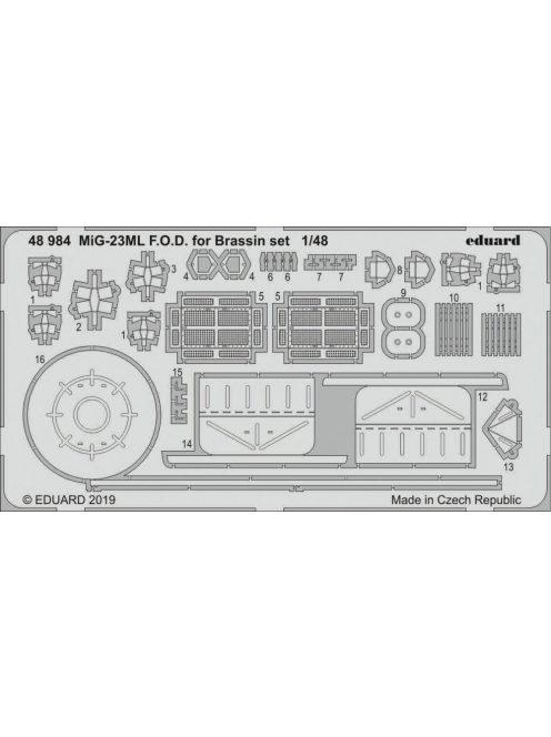 Eduard - MiG-23ML F.O.D.for Brassin set f.Eduard 