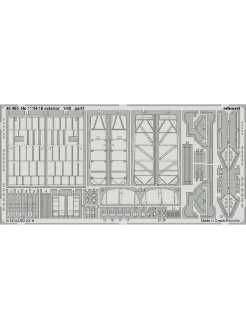 Eduard - He 111H-16 exterior for ICM 