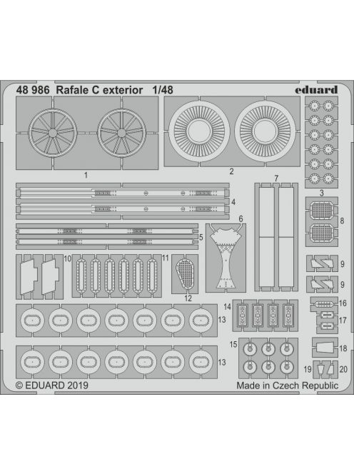 Eduard - Rafale C exterior for Revell 