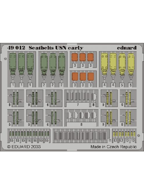 Eduard - Seatbelts USN early 