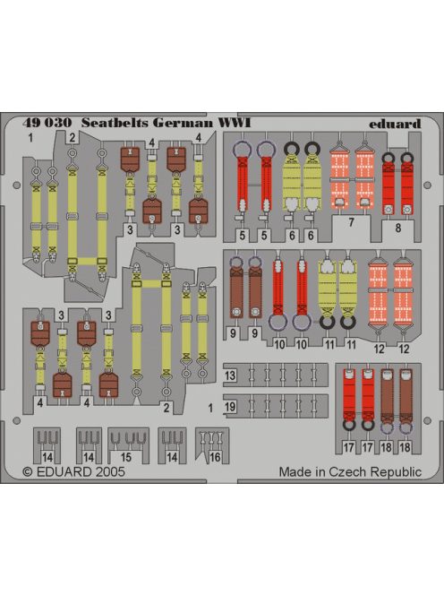 Eduard - Seatbelts German WWI 