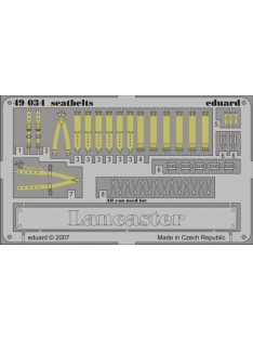 Eduard - Lancaster seatbelts for Tamiya