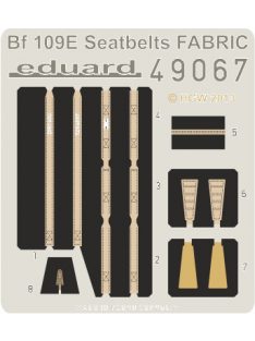 Eduard - Bf 109E seatbelts FABRIC 