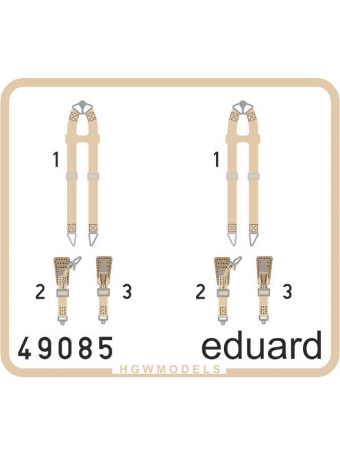 Eduard - Seatbelts Luftwaffe WWII bombers SUPERFA 