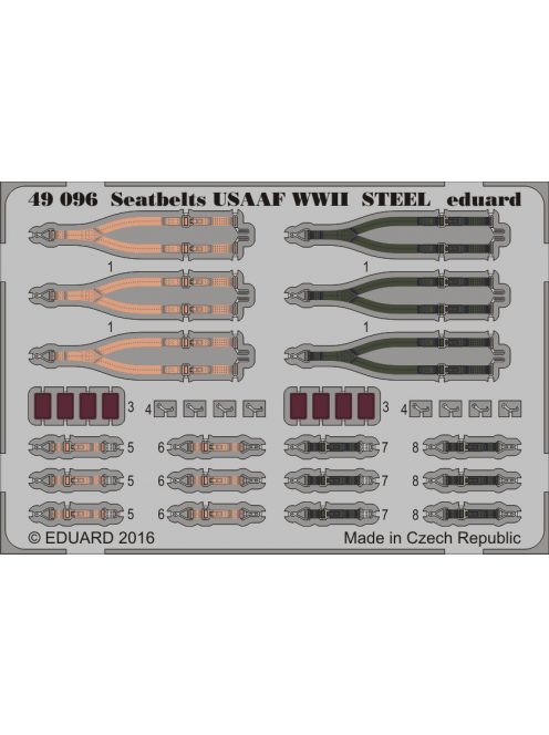 Eduard - Seatbelts USAAF WWII STEEL 