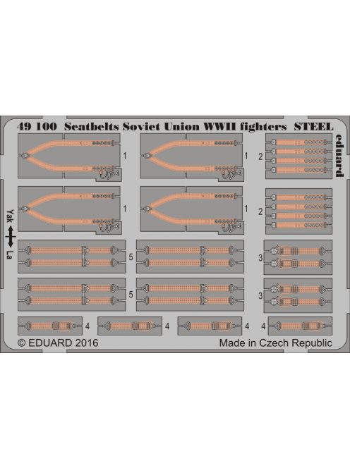 Eduard - Seatbelts Soviet Union WWII fightersSTEE 