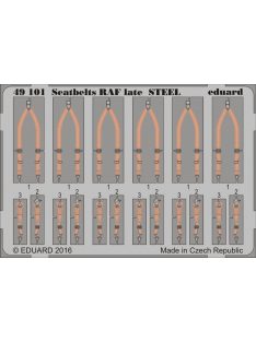 Eduard - Seatbelts RAF late STEEL 