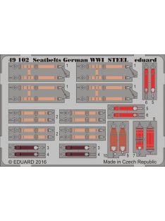 Eduard - Seatbelts German WWI STEEL 