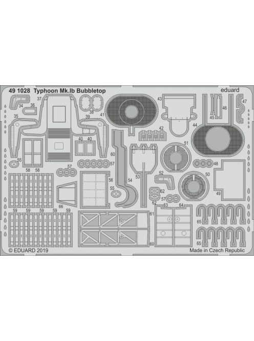 Eduard - Typhoon Mk.Ib Bubbletop f.Hasegawa/Italeri 