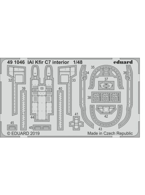 Eduard - IAI Kfir C7 interior for AMK 