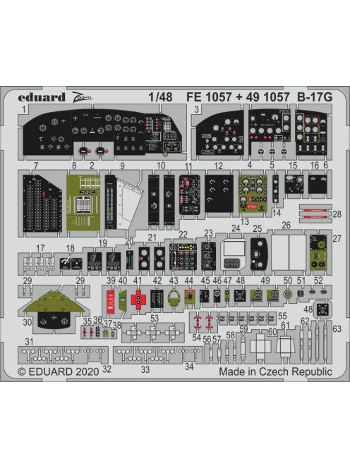 Eduard - B-17G cockpit for HKM 