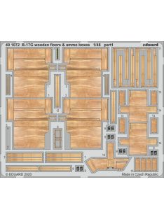 Eduard - B-17G wooden floors & ammo boxes for HKM