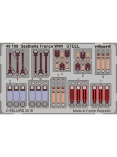 Eduard - Seatbelts France WWI STEEL 