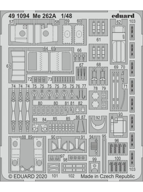 Eduard - Me 262A for Hobby Boss