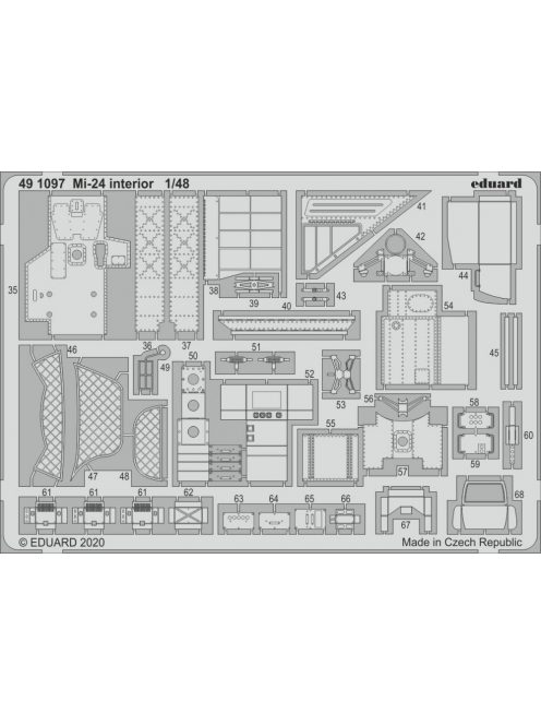 Eduard - Mi-24 interior for Zvezda